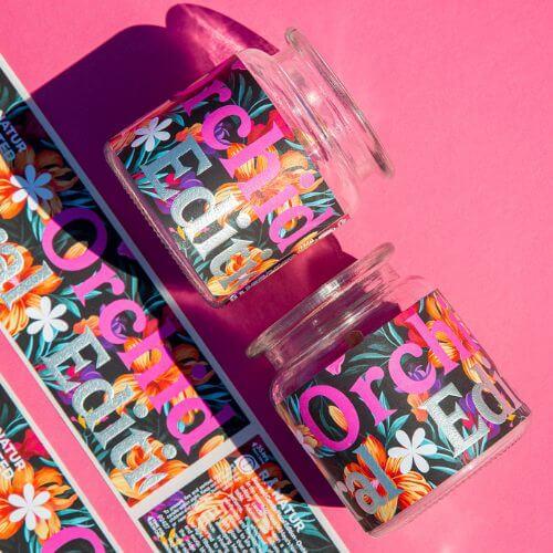 Kaarsetiketten-Floral