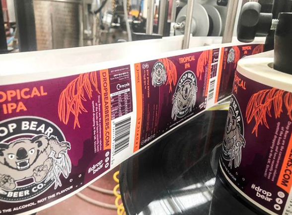 Craft Beer Labels on roll