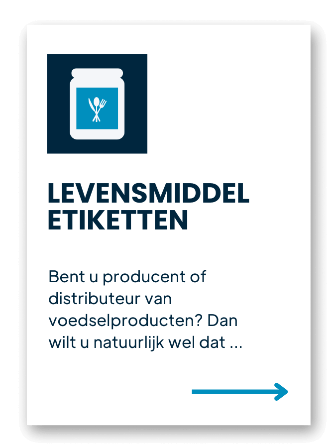 LEVENSMIDDEL-ETIKETTEN