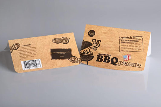 Bedrukte etiketten op rol van unieketiket.nl voor levensmiddelen